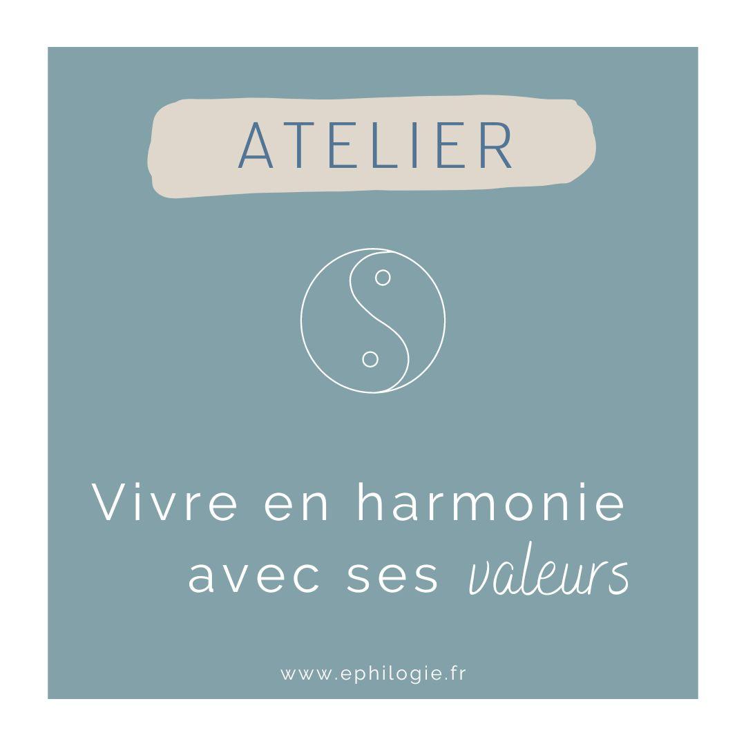 Atelier - Les valeurs