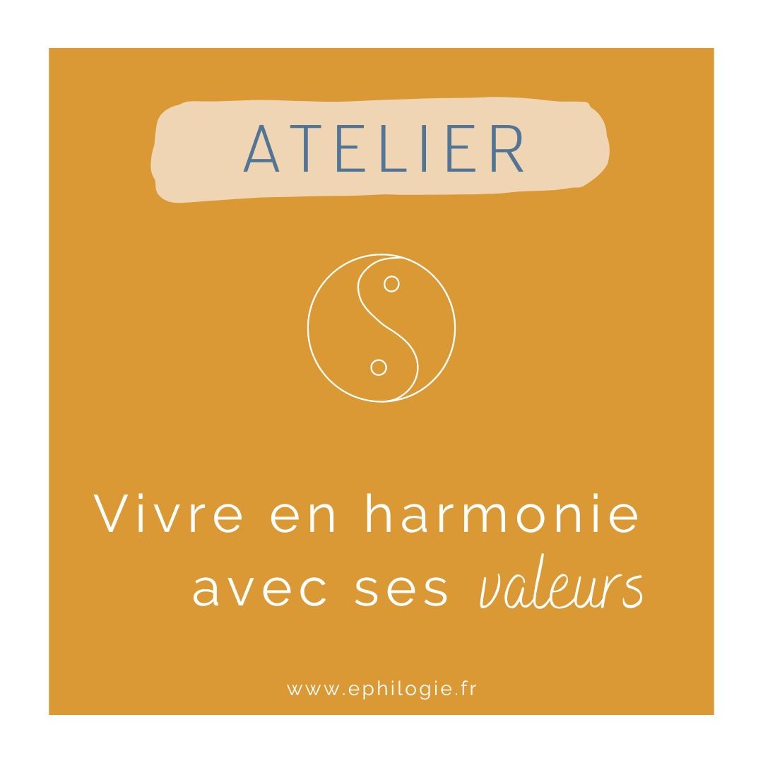 Vivre en harmonie avec ses valeurs